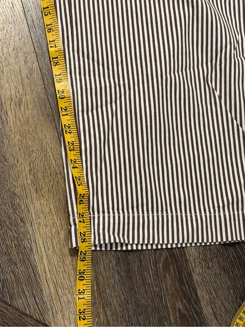 NWT Loft Palmer Wide Leg Crop Pants in Brown Stripe Size 16T - Picture 15 of 16